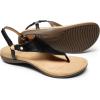 imageDREAM PAIRS Womens Flat Sandals Arch Support Orthopedic Comfortable Soft Cushion Summer TStrap Walking Thong SandalsBlack