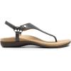 imageDREAM PAIRS Womens Flat Sandals Arch Support Orthopedic Comfortable Soft Cushion Summer TStrap Walking Thong SandalsGreypu
