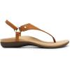 imageDREAM PAIRS Womens Flat Sandals Arch Support Orthopedic Comfortable Soft Cushion Summer TStrap Walking Thong SandalsTanpu
