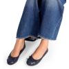 imageDREAM PAIRS Womens Flats Foldable Ballet Flats for Women Bowknot Round Toe Comfort Light Weight SlipOn Dress ShoesNavy