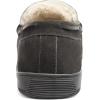 imageDREAM PAIRS Mens Moccasin Slippers Fuzzy Plush House Shoes Indoor Outdoor Fleece Lining LoafersGrey