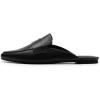 imageDREAM PAIRS Womens Flat Mules Buckle Pointed Toe Backless Slip on Slides Loafer ShoesBlack