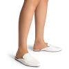imageDREAM PAIRS Womens Flat Mules Buckle Pointed Toe Backless Slip on Slides Loafer ShoesWhite