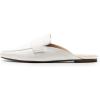 imageDREAM PAIRS Womens Flat Mules Buckle Pointed Toe Backless Slip on Slides Loafer ShoesWhite