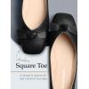 imageDREAM PAIRS Womens Low Wedge Dressy Flats Comfortable Square Toe Rhinestone Wedding ShoesBlack