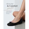 imageDREAM PAIRS Womens Low Wedge Dressy Flats Comfortable Square Toe Rhinestone Wedding ShoesBlack