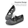 imageDREAM PAIRS Girls Ballerina Dress Shoes Mary Jane FlatsBlacksheer
