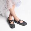 imageDREAM PAIRS Girls Ballerina Dress Shoes Mary Jane FlatsBlacksheer