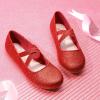imageDREAM PAIRS Girls Ballerina Dress Shoes Mary Jane FlatsRed
