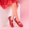 imageDREAM PAIRS Girls Ballerina Dress Shoes Mary Jane FlatsRed