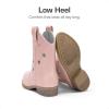 imageDREAM PAIRS Girls Cowgirl Boots Cowboy Western Mid Calf Star Boots for KidsPinkpu