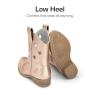 imageDREAM PAIRS Girls Cowgirl Boots Cowboy Western Mid Calf Star Boots for KidsRose Gold