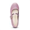 imageDREAM PAIRS Girls Mary Jane Low Heel Princess Flower Wedding Party Pump Dress ShoesPinkglitter
