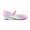 imageDREAM PAIRS Girls Mary Jane Low Heel Princess Flower Wedding Party Pump Dress ShoesRainbow