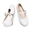 imageDREAM PAIRS Girls Mary Jane Low Heel Princess Flower Wedding Party Pump Dress ShoesWhitepat