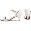 imageDREAM PAIRS Womens Lexii Fashion Stilettos Open Toe Pump Heel SandalsWhite Pu