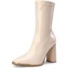 Beige White/Pu