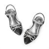 imageDREAM PAIRS Girls Sandals Closed Toe Dress Low Heels Pointed Toe Pump Flower Shoes for Little Big Kids Wedding Princess PartyBlack