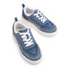 imageDREAM PAIRS Girls Shoes Sneakers Tennis Shoes Kids Fashion Platform Lightweight Lace Up Casual Walking ShoesDenim Blue