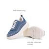 imageDREAM PAIRS Girls Shoes Sneakers Tennis Shoes Kids Fashion Platform Lightweight Lace Up Casual Walking ShoesDenim Blue