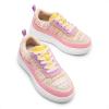 imageDREAM PAIRS Girls Shoes Sneakers Tennis Shoes Kids Fashion Platform Lightweight Lace Up Casual Walking ShoesPink