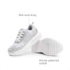 imageDREAM PAIRS Girls Shoes Sneakers Tennis Shoes Kids Fashion Platform Lightweight Lace Up Casual Walking ShoesSilver