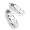 imageDREAM PAIRS Girls Shoes Sneakers Tennis Shoes Kids Fashion Platform Lightweight Lace Up Casual Walking ShoesSilver