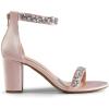 imageDREAM PAIRS Womens Chunk Low Heel Pump SandalsNude Pinksatin