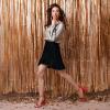 imageDREAM PAIRS Womens Chunk Low Heel Pump SandalsRedSuede