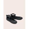 imageDREAM PAIRS Womens Comfortable Fashion Elastic Ankle Straps Flats ShoesBlackknit