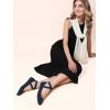 imageDREAM PAIRS Womens Comfortable Fashion Elastic Ankle Straps Flats ShoesNavy1