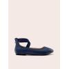 imageDREAM PAIRS Womens Comfortable Fashion Elastic Ankle Straps Flats ShoesNavypu