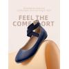 imageDREAM PAIRS Womens Comfortable Fashion Elastic Ankle Straps Flats ShoesNavypu