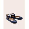 imageDREAM PAIRS Womens Comfortable Fashion Elastic Ankle Straps Flats ShoesNavypu