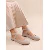 imageDREAM PAIRS Womens Comfortable Fashion Elastic Ankle Straps Flats ShoesNudeknit