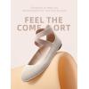 imageDREAM PAIRS Womens Comfortable Fashion Elastic Ankle Straps Flats ShoesNudeknit