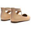 imageDREAM PAIRS Womens Comfortable Fashion Elastic Ankle Straps Flats ShoesNudenubuck