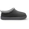 imageDREAM PAIRS Womens Fuzzy Cozy Slippers Genuine Suede Indoor Outdoor Fluffy Home Comfy Winter Slip On Cute Warm Memory Foam Furry Shoes FuzzyEasyGrey