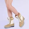 imageDREAM PAIRS Womens Mid Calf Waterproof Winter Snow Boots MonteBeigeWhite