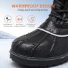imageDREAM PAIRS Womens Mid Calf Waterproof Winter Snow Boots MonteBlack