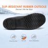 imageDREAM PAIRS Womens Mid Calf Waterproof Winter Snow Boots MonteBlack