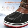 imageDREAM PAIRS Womens Mid Calf Waterproof Winter Snow Boots MonteBrown01