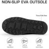 imageDREAM PAIRS Womens Mid Calf Winter Snow Boots Fashion FuzzyChic Buckle BootiesBlack
