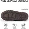 imageDREAM PAIRS Womens Mid Calf Winter Snow Boots Fashion FuzzyChic Buckle BootiesBrown