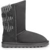 imageDREAM PAIRS Womens Mid Calf Winter Snow Boots Fashion FuzzyChic Buckle BootiesGrey