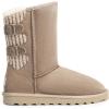 imageDREAM PAIRS Womens Mid Calf Winter Snow Boots Fashion FuzzyChic Buckle BootiesSand