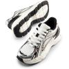 imageDREAM PAIRS Womens Platform Chunky Liv Fashion Sneakers Walking LaceUp Comfortable Y2KStyle Sneakers Workout Sport Work Casual Tennis ShoesSilverBlack