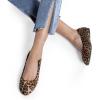 imageDREAM PAIRS Womens SoleSimple Ballerina Walking Flats ShoesLeopardsuede