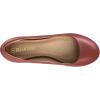 imageDREAM PAIRS Womens SoleSimple Ballerina Walking Flats ShoesRedPu