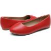 imageDREAM PAIRS Womens SoleSimple Ballerina Walking Flats ShoesRedpu1
